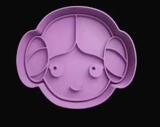 Princesa Leia Cortador de Galletas