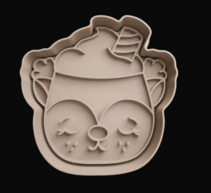 Reno en forma de Taza Cortador de Galletas