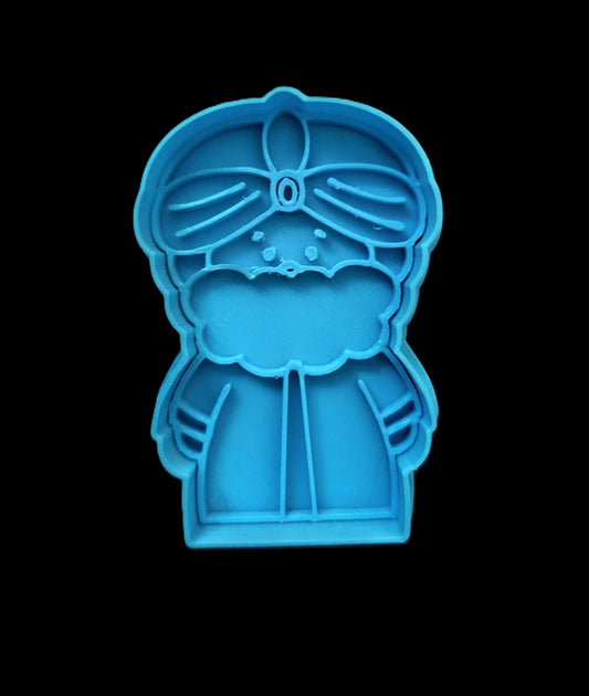 Rey Mago Baltazar Cortador de Galletas