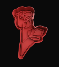 Rosa Cortador de Galletas