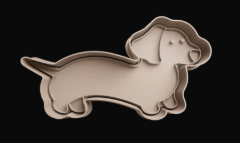 Perro Salchicha Cortador de Galletas