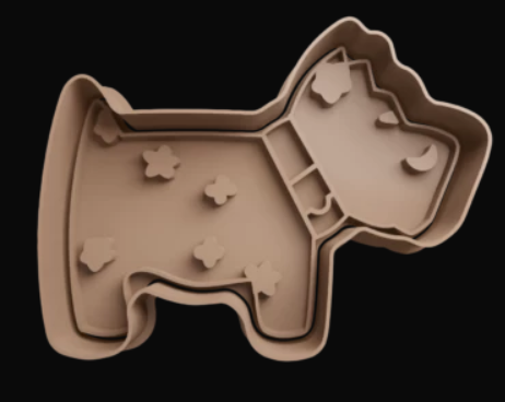Perro Schnauzer Cortador de Galletas