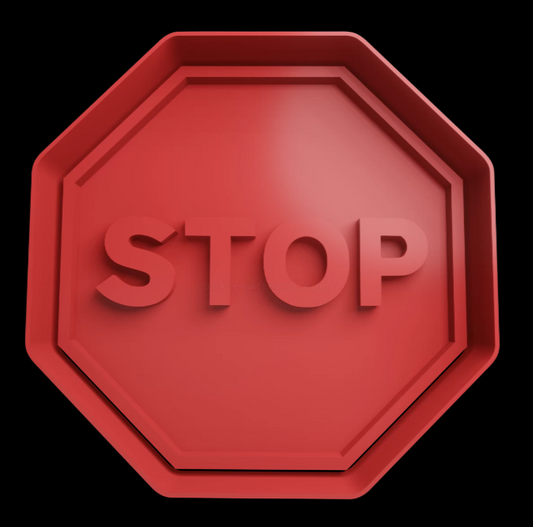 Señal de Stop Cortador de Galletas