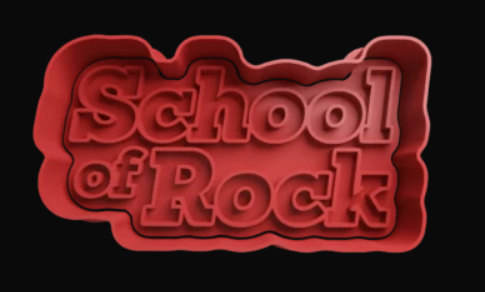 School of Rock Logo Cortador de Galletas