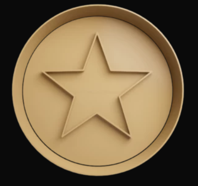 Símbolo Estrella Cortador de Galletas