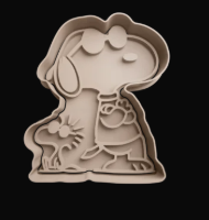 Snoopy y Woodstock Cortador de Galletas
