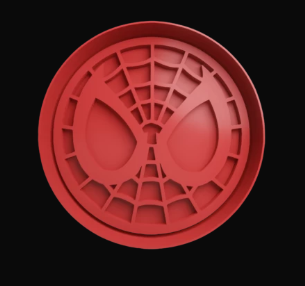 Spiderman cabeza Cortador de Galletas