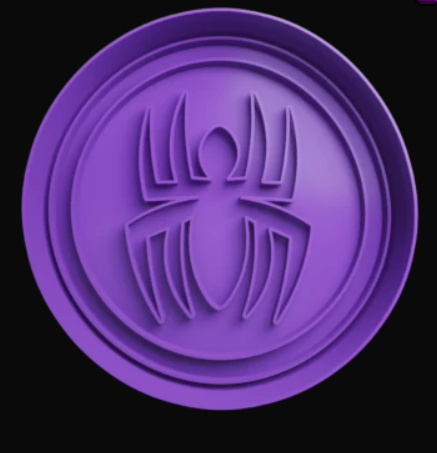 Spiderman Logo Cortador de Galletas