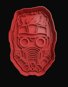 Starlord cabeza Cortador de Galletas