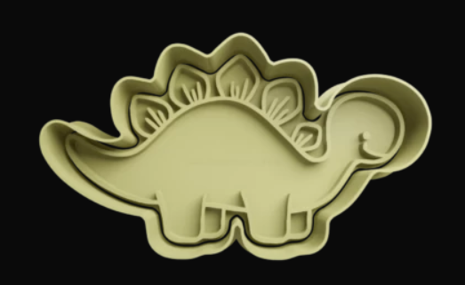 Stegosaurio Cortador de Galletas