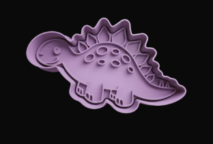 Stegosaurio Cortador de Galletas