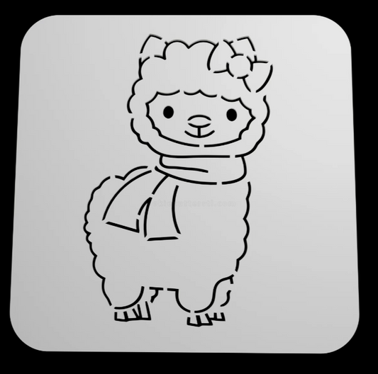 Stencil Alpaca