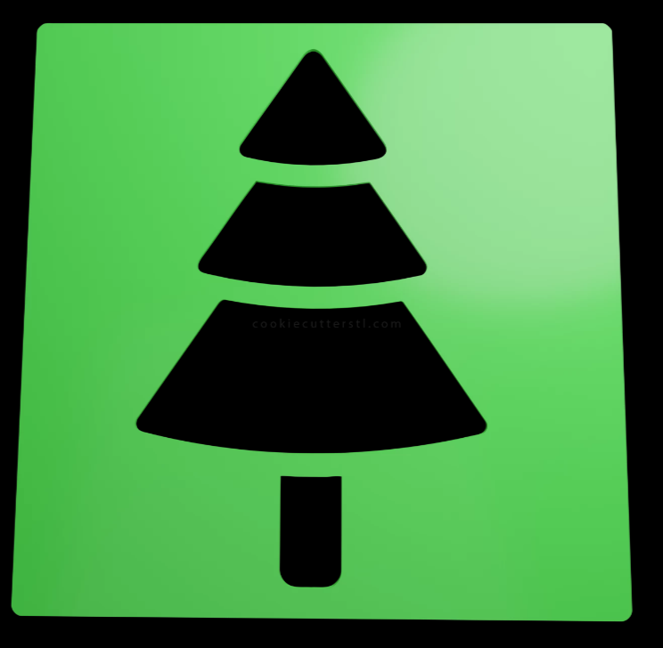 Stencil Árbol de Navidad