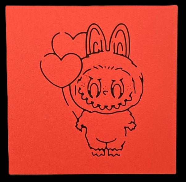 Stencil Labubu