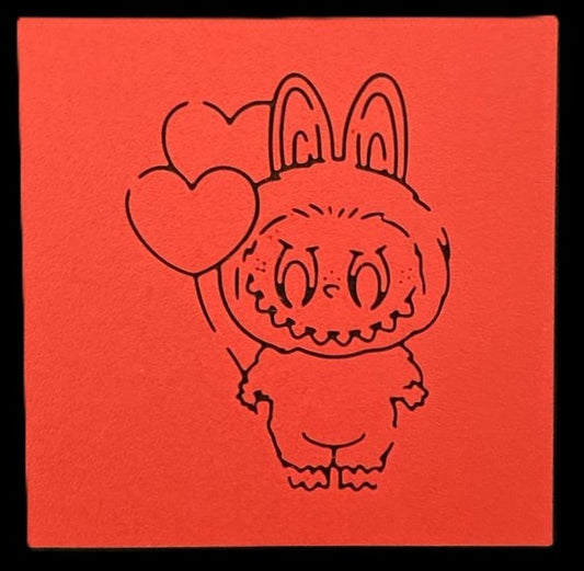 Stencil Labubu