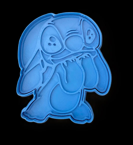 Stitch enamorado Cortador de Galletas