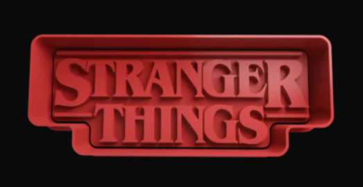 Stranger Things Logo Cortador de Galletas