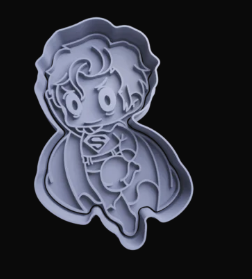 Superman cute Cortador de Galletas