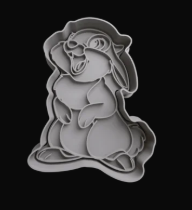 Tambor conejo Bambi Cortador de Galletas
