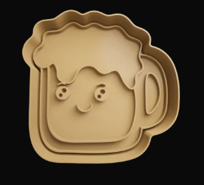 Tarro de Cerveza cute Cortador de Galletas