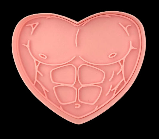 Torso en Corazón Cortador de Galletas