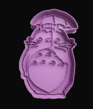 Totoro con Paraguas Cortador de Galletas