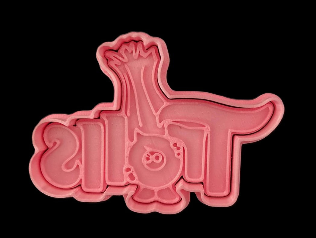 Trolls Logo Cortador de Galletas