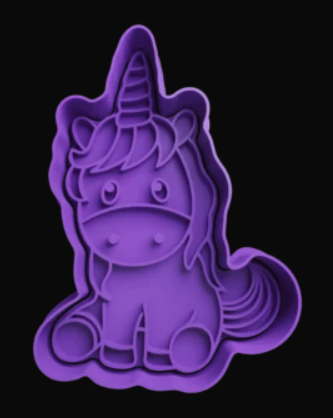 Unicornio cute Cortador de Galletas