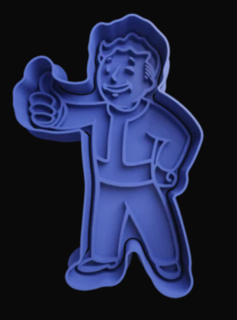 Vault Boy Cortador de Galletas