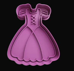 Vestido Princesa Cortador de Galletas
