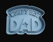 World´s Best Dad Cortador de Galletas