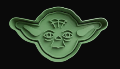 Yoda cara Cortador de Galletas