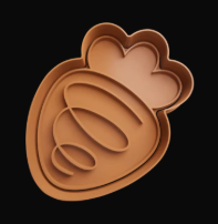 Zanahoria Cortador de Galletas