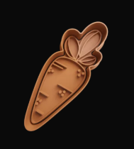 Zanahoria Cortador de Galletas