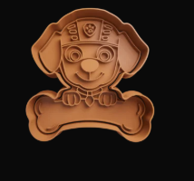 Zuma con hueso Cortador de Galletas